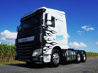 DAF image of Seage Transport's XF 530 FTT